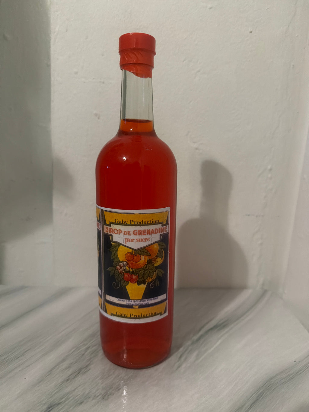 Siro grenadine from Haiti